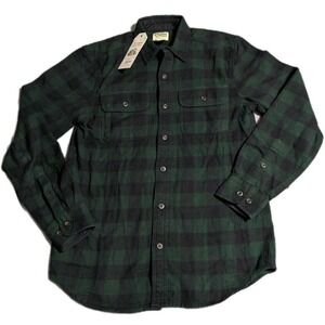 Orton Brothers Blackwatch Flannel Shirt Mens Small Vermont Country Store NWT